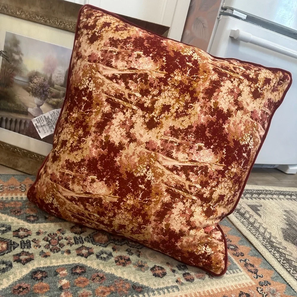 New Threshold X Studio McGee 24x24 Abstract Throw Pillow Abstract Tree Victorian